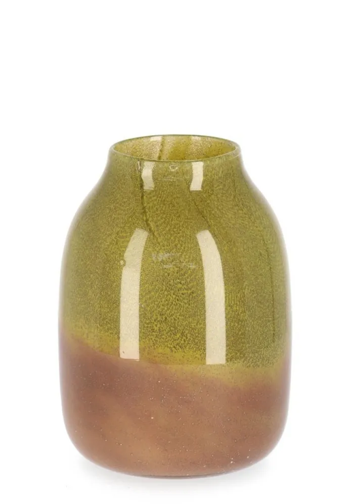 Bizzotto Vasi>VASO VENUS VT VERDE ARANCIO H21,2