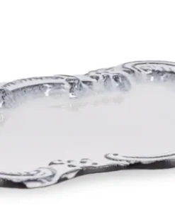 Bizzotto Vassoi E Centro Tavola>VASSOIO DEC HIKARI ANTIQUE WHITE 26,5X18