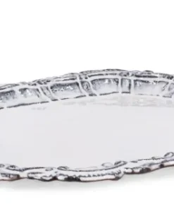 Bizzotto Vassoi E Centro Tavola>VASSOIO DEC HIKARI ANTIQUE WHITE 33x20,5
