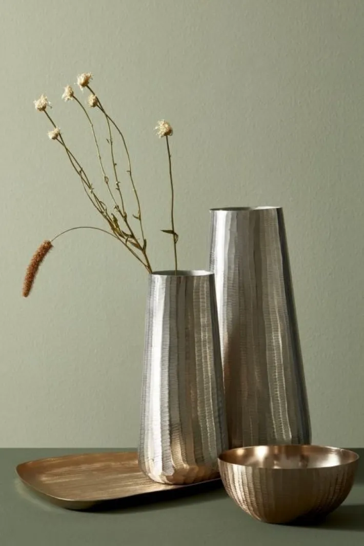 Bizzotto Coprivasi>VASSOIO DECORATIVO CHISEL ORO 38X34