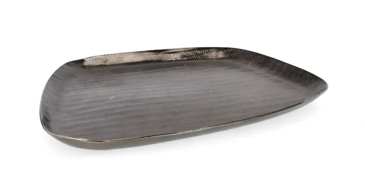 Bizzotto Coprivasi>VASSOIO DECORATIVO CHISEL ANTRACIT 30X28