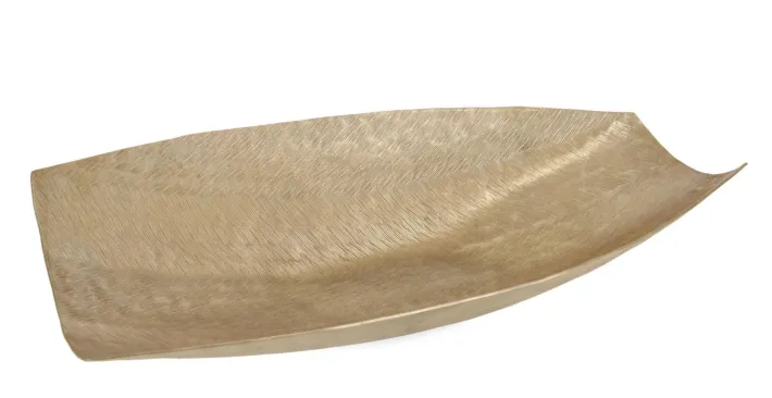 Bizzotto Coprivasi>VASSOIO DECORATIVO CLAMP ORO 44,5X24