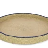 Bizzotto Ceste Decorative>VASSOIO DECORATIVO NINH NATURALE BLU D44