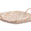 Bizzotto Ceste Decorative>VASSOIO HEAVING QU BIANCO 34X34
