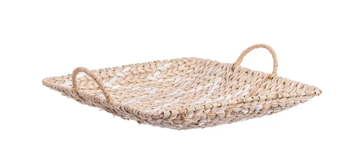 Bizzotto Ceste Decorative>VASSOIO HEAVING QU BIANCO 34X34
