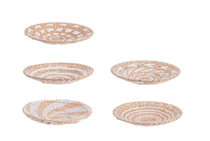 Bizzotto Ceste Decorative>VASSOIO ISLAS TO BIANCO ASS5 D30