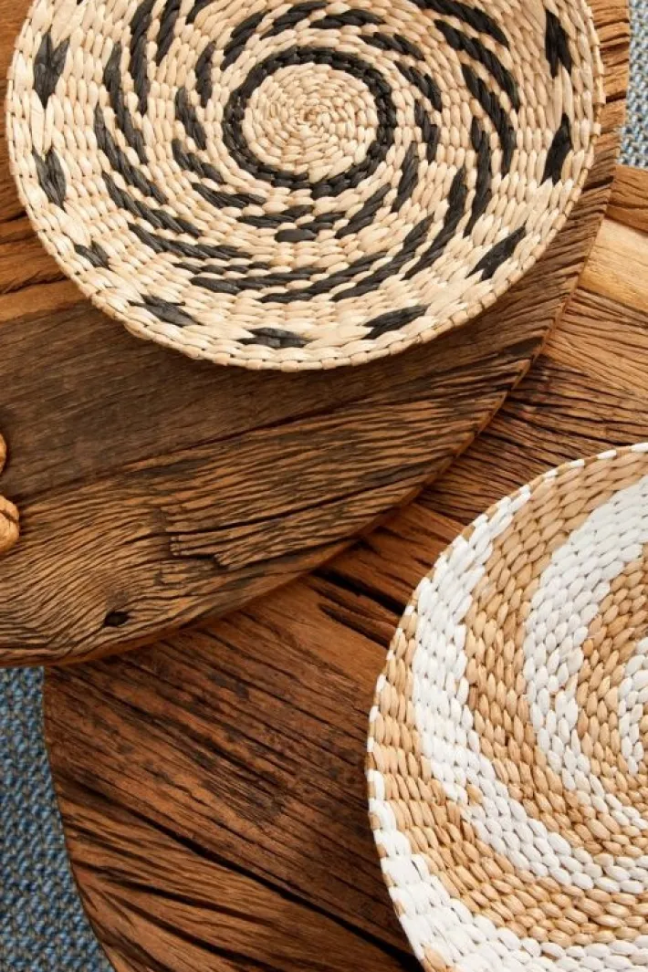 Bizzotto Ceste Decorative>VASSOIO ISLAS TO BIANCO ASS5 D30
