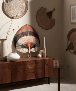 Bizzotto Decorazioni Parete>VENTAGLIO DECOR PARETE NANKA NERO 55X58