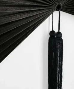 Bizzotto Decorazioni Parete>VENTAGLIO DECORATIVO NANKA NERO 60X123